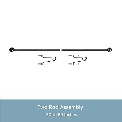 Kenney Cage 1" Diameter Value Decorative Window Curtain Rod