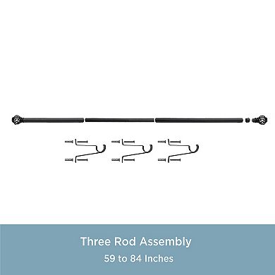 Kenney Cage 1" Diameter Value Decorative Window Curtain Rod