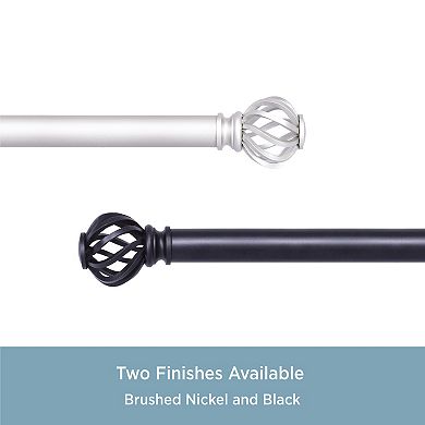 Kenney Cage 1" Diameter Value Decorative Window Curtain Rod