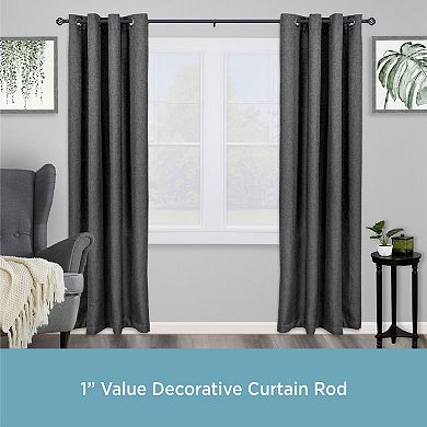 Kenney Cage 1" Diameter Value Decorative Window Curtain Rod