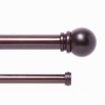 Kenney Hamlin 1" Diameter Premium Decorative Window Double Curtain Rod