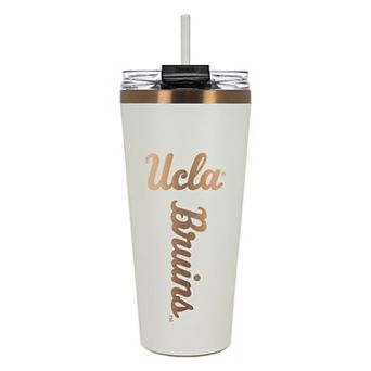 UCLA Bruins Creme & Copper Tone 32 oz Big Slim Tumbler with Straw