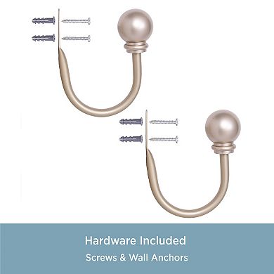 Kenney 2-pk. Decorative Ball Holdbacks