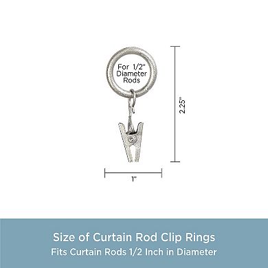 Kenney 1/2" Diameter 14-pk. Clip Rings
