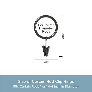 Kenney 1-1/4" Diameter 14-pk. Clip Rings