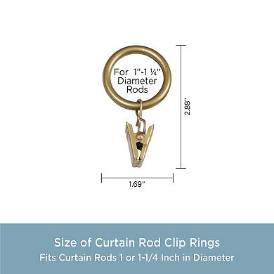Kenney 1-1/4" Diameter 14-pk. Clip Rings