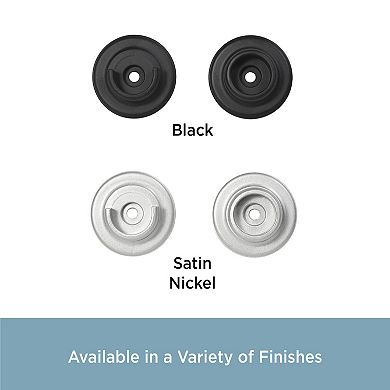 Kenney 3/4” Diameter 2 pk. Mount Wall Cup Rod Socket Brackets