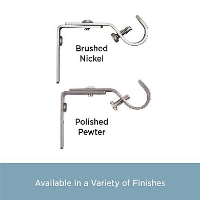 Kenney 5/8" Diameter 2-pk. Adjustable Mounting Brackets