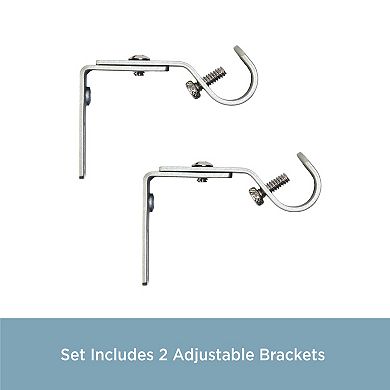 Kenney 5/8" Diameter 2-pk. Adjustable Mounting Brackets