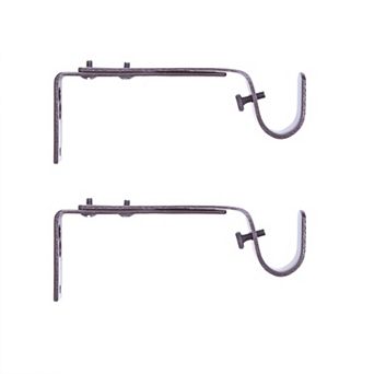 Kenney 3/4" Diameter 2 pk Adjustable Mounting Brackets