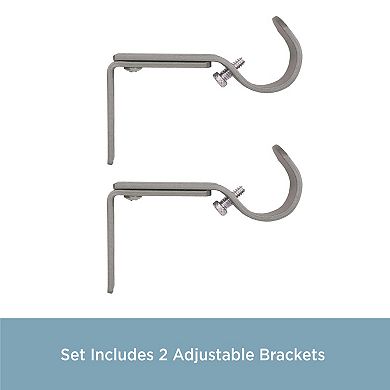 Kenney 1" Diameter 2-pk. Adjustable Mounting Brackets