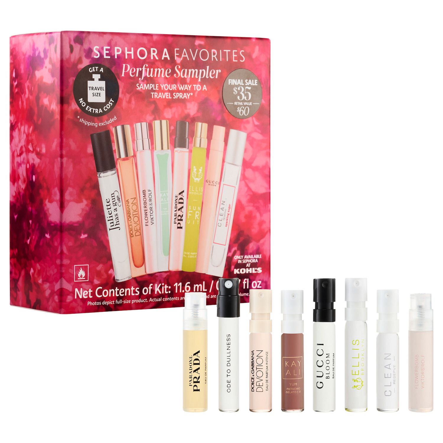 Sephora Favorites Perfume Sampler Set With Redeemable Voucher for