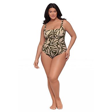 Women's S3 Swim The Square Tummy Slimmer One Piece Swimsuit