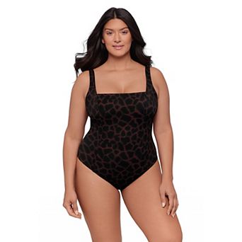 Women's S3 Swim The Square Tummy Slimmer One Piece Swimsuit