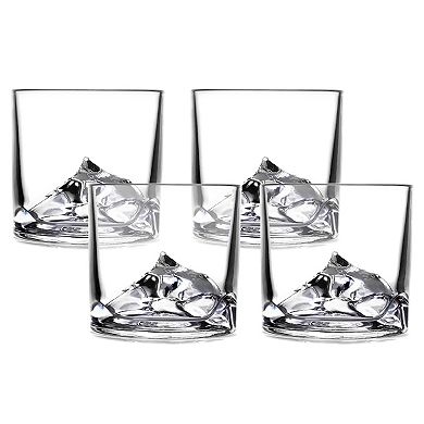 LIITON Mount Everest Crystal Whiskey Glass & Decanter Set