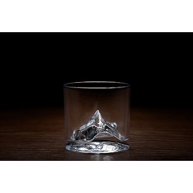LIITON Mount Everest Crystal Whiskey Glass & Decanter Set