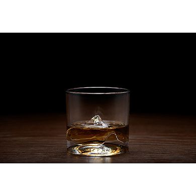 LIITON Mount Everest Crystal Whiskey Glass & Decanter Set