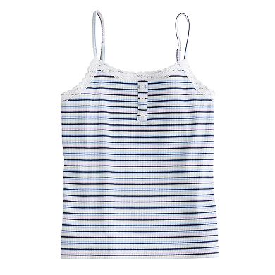 Girls 6-20 SO® Lace Trim Camisole in Regular & Plus Size