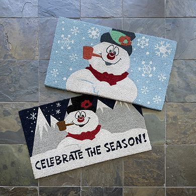 Paramount 2-Piece Frosty The Snowman Holiday Modern Graphic Doormat