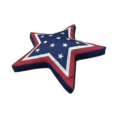 Celebrate Together Americana Shaped Star Throw Pillow