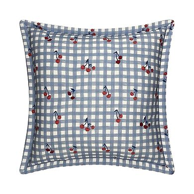 Celebrate Together Americana 2-Pack Gingham Cherries Throw Pillow Set