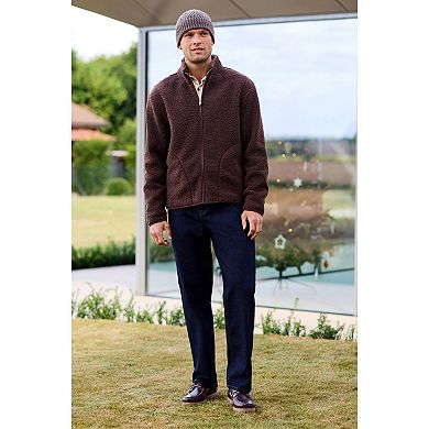 Men's NEXT Funnel Zip Neck Borg Fleece