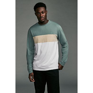 Men's NEXT Relaxed Knitted Wool Blend Long Sleeve Textured Polo Shirt