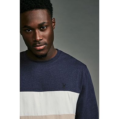 Men's NEXT Relaxed Knitted Wool Blend Long Sleeve Textured Polo Shirt