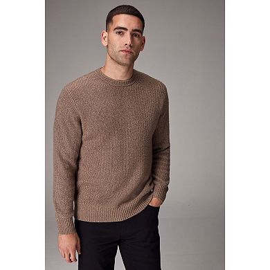 Men's NEXT Knit Camel Crew Neck Shirt