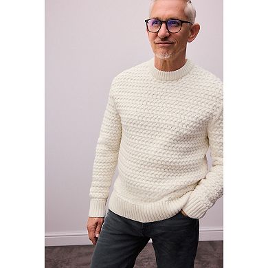 Men's NEXT Textured Crewneck Sweater