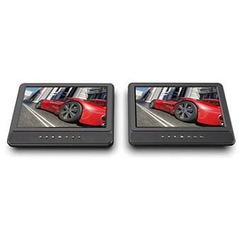 GPX Dual Screen Portable DVD Player Kit