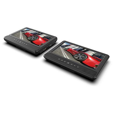GPX Dual Screen Portable DVD Player Kit