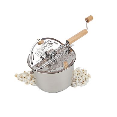 Wabash Valley Farms Kernel Comfort Kit Featuring Stainless Steel Whirley Pop