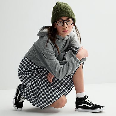 Girls 7-16 Mini Society 2 Piece Cropped Hoodie & Dress Set