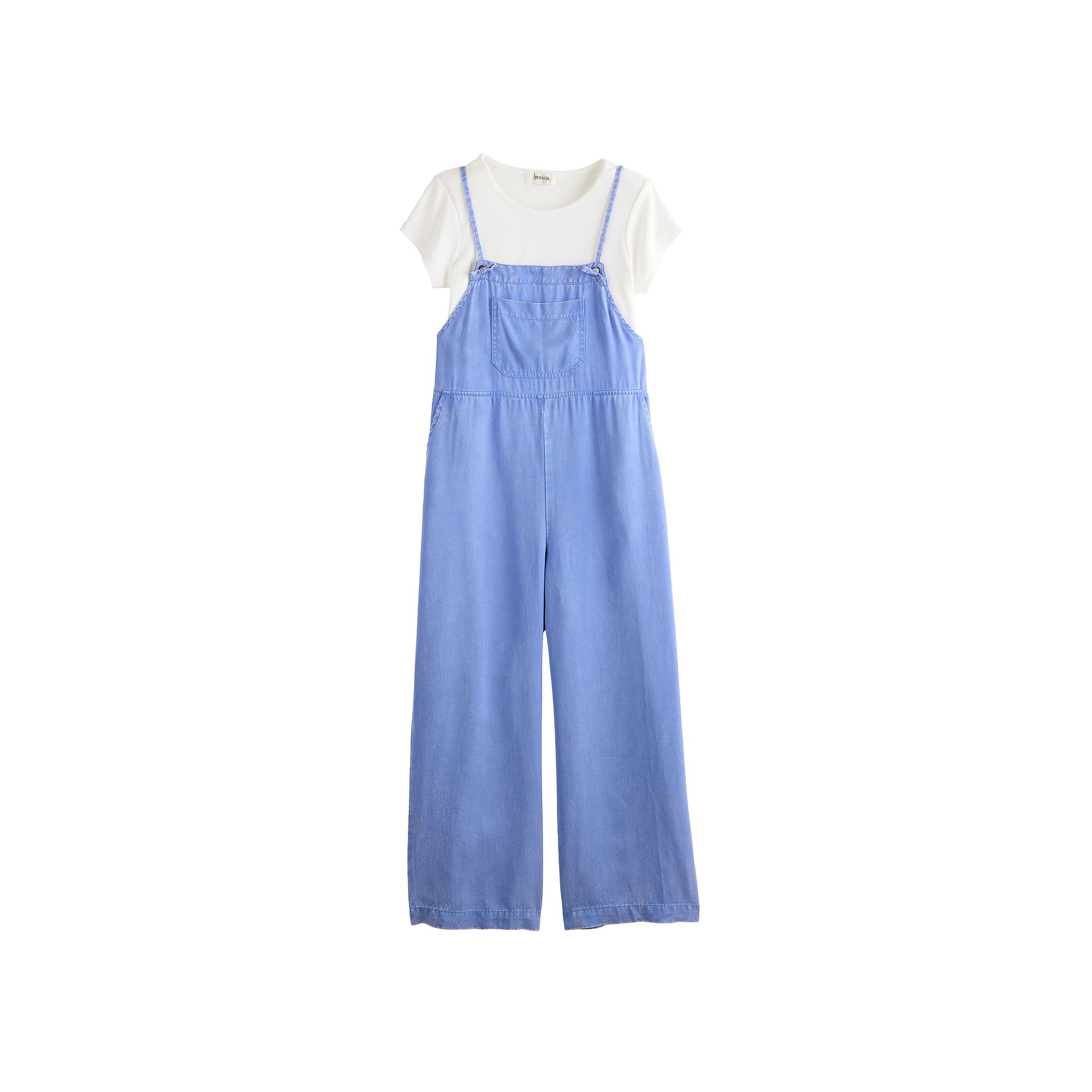 Girls 7-16 Speechless Short Sleeve Top & Jumpsuit Set, Girls, Size: Small,