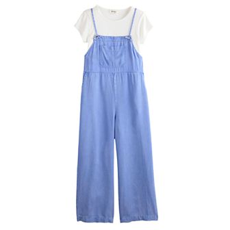 Girls 7-16 Speechless Short Sleeve Top & Jumpsuit Set