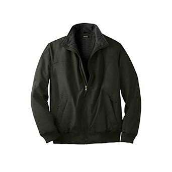 KingSize Men's Big & Tall Fleece-Lined Bomber Jacket