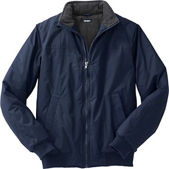 KingSize Men's Big & Tall Fleece-Lined Bomber Jacket
