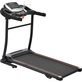 Merax Folding Treadmill With Pulse Sensor, 2.5 Hp Quiet Brushless Motor