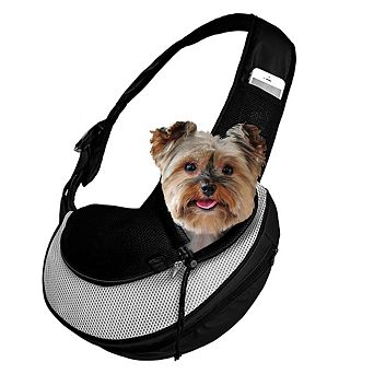 Expandable Sling Bag - Front Shoulder Pet Carrier For Small Dog, Cat And Puppy