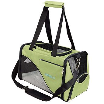 Katziela Safari Sleeper Pet Carrier - Comfortable - Airline Approved for Dogs and Cats Black Pack 1