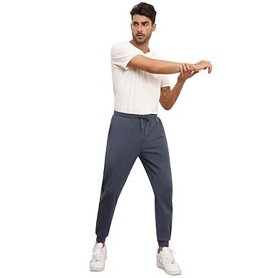 Men's Fleece Lined Sweatpants Thermal Pajama Jogger Pant with Pockets