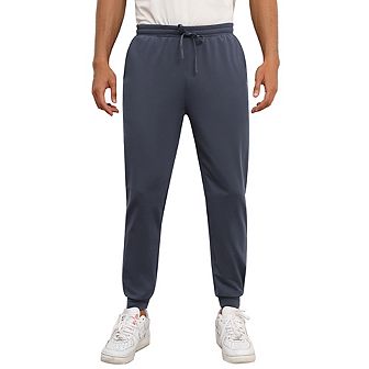 Men's Fleece Lined Sweatpants Thermal Pajama Jogger Pant with Pockets