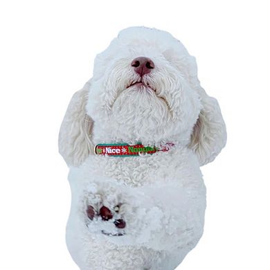 Up Country Naughty And Nice Holiday Dog Collar