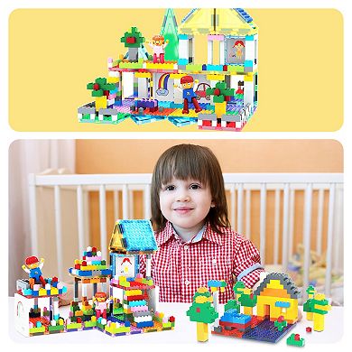 Picasso Tiles 585 Piece Activity Table Set