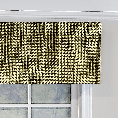 Cabana Trellis Tailored 100% Cotton with Fully Lined 3" Rod Pocket Valnance for Windows