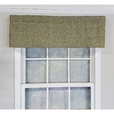 Cabana Trellis Tailored 100% Cotton with Fully Lined 3" Rod Pocket Valnance for Windows