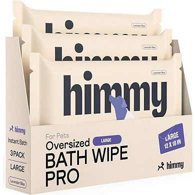 Himmy Large Lavender Bliss Pet Wipes For Dogs And Cats