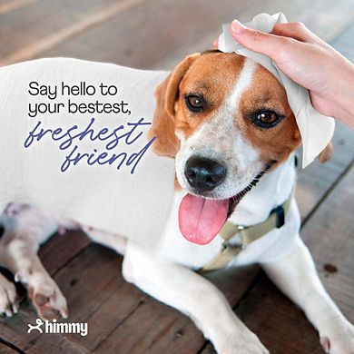 Himmy Watermelon Mint Large Pet Wipes For Dogs And Cats