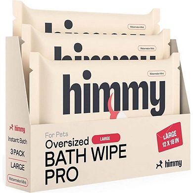 Himmy Watermelon Mint Large Pet Wipes For Dogs And Cats